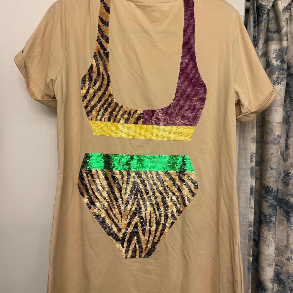 Queen of Sparkles bathing suit cover up. Size small. Perfect condition.